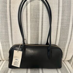 NWT Long Handle Satchel Handbag - A New Day™ Black